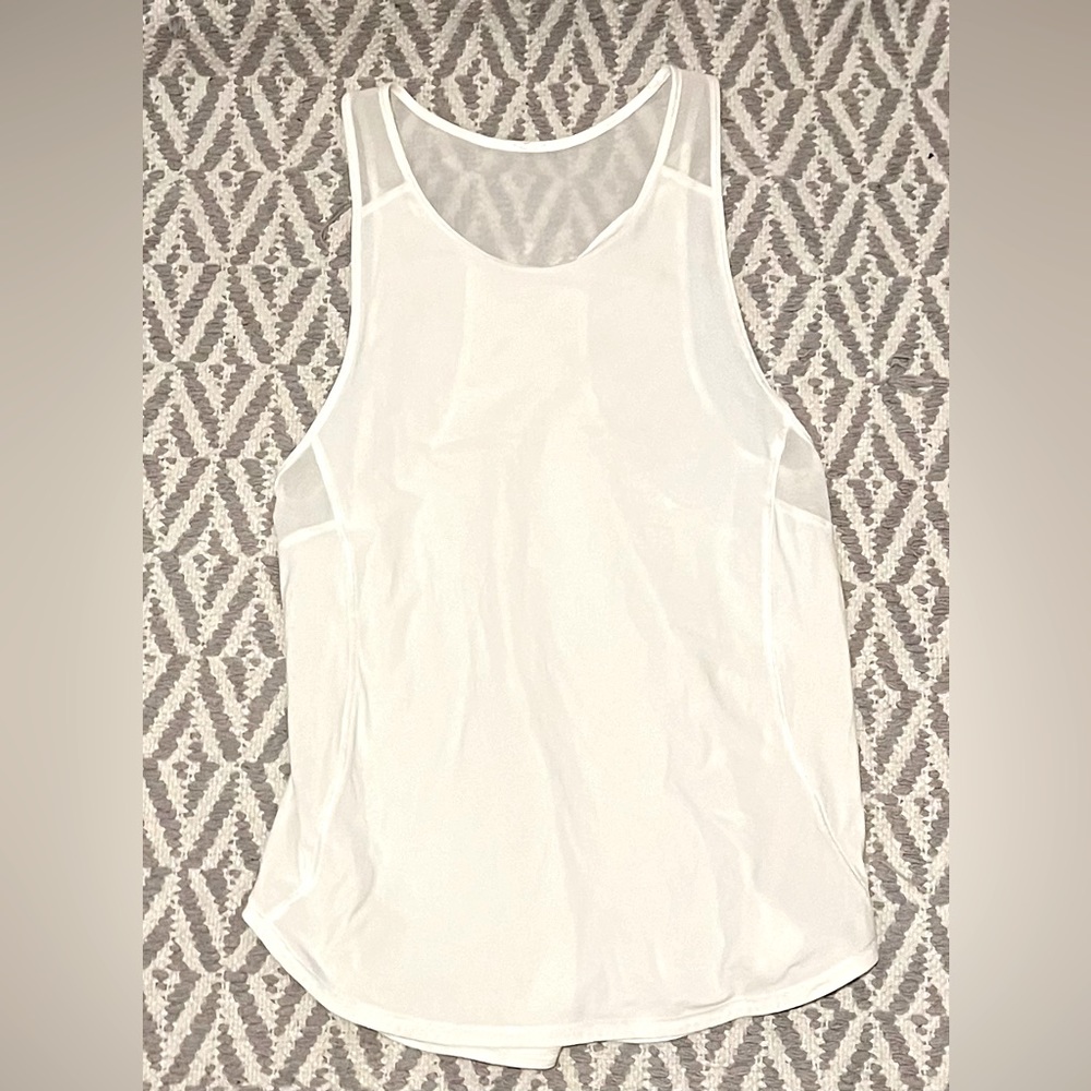 Lululemon White Tank size 0